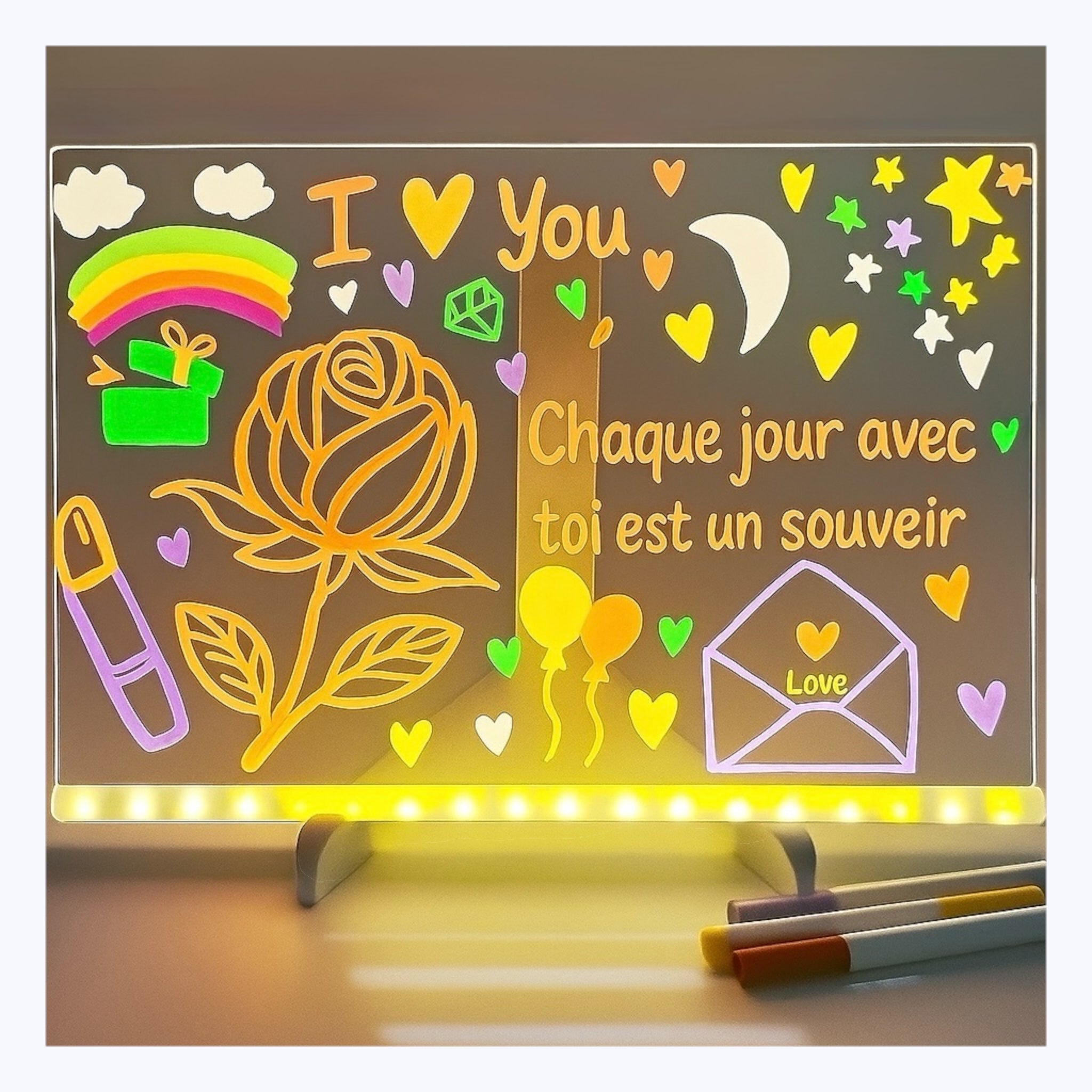 La tablette lumineuse : une idée déco originale et lumineuse