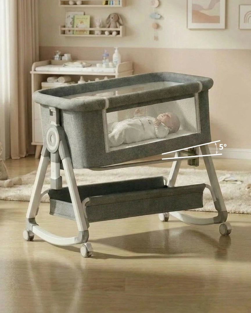 lit  cododo gris, angle inclinable, anti reflux