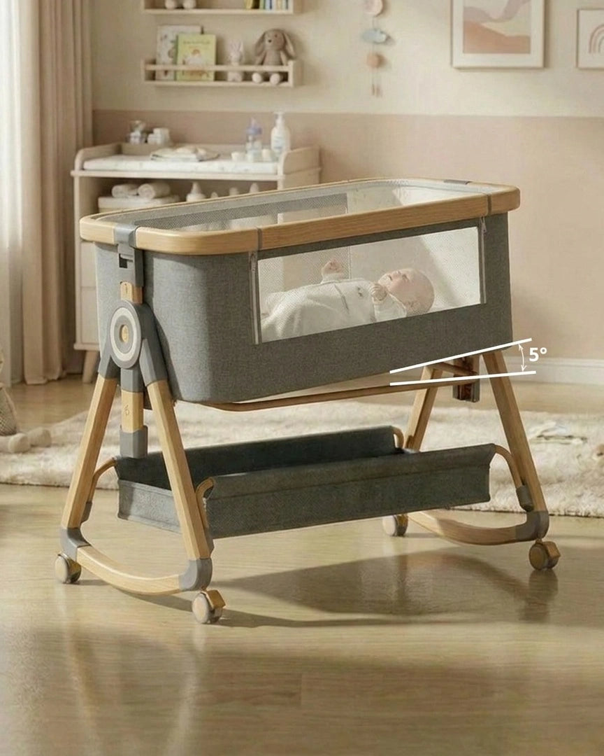Lit cododo golden réglable en hauteur, bébé, angle