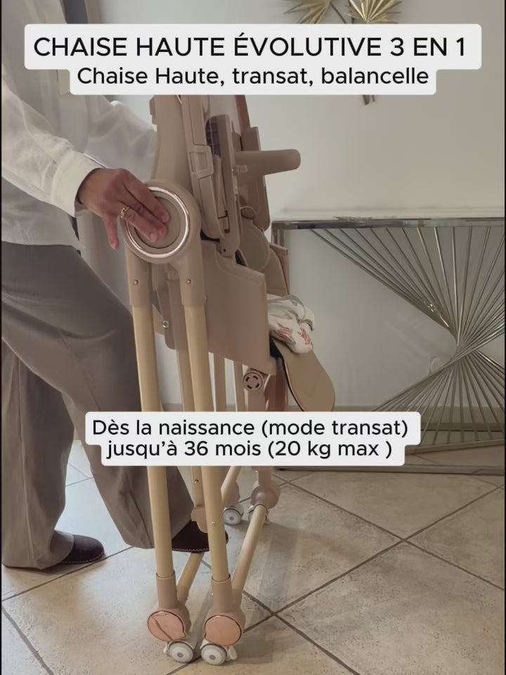 Vidéo explicative, fonctionnement, Chaise Haute