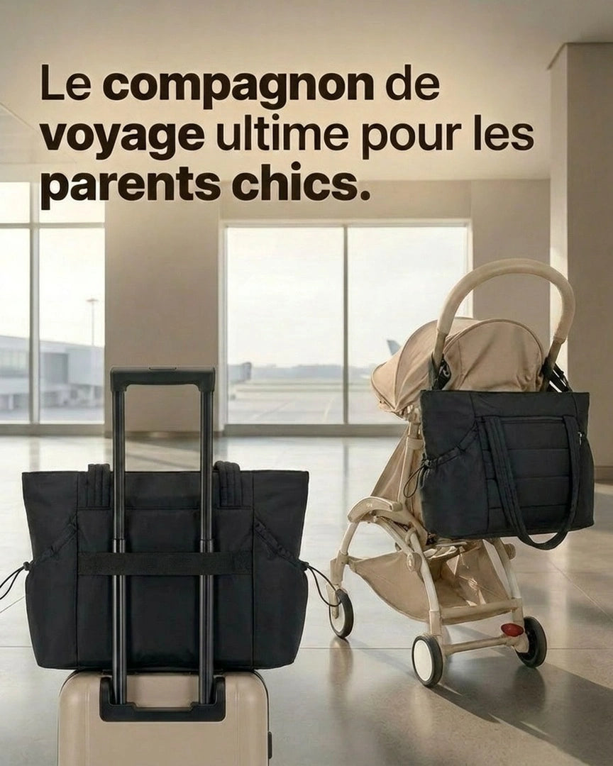 sac a langer noir,aeroport